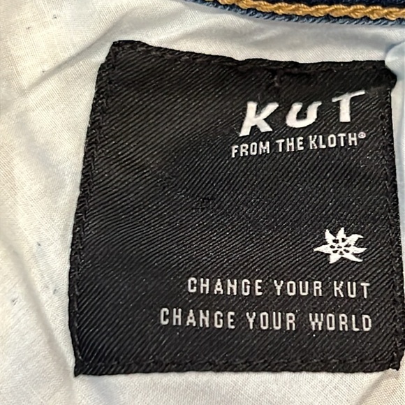 KUT from the Kloth Donna High-Rise Skinny Distressed Ankle Jeans Fray 18W - Picture 11 of 15